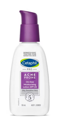 CETAPHIL PRO ACNE PRONE OIL-FREE MOISTURISING LOTION SPF25 118ML