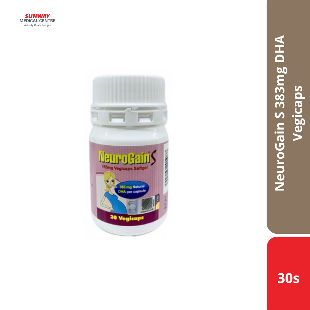 NeuroGain S 383mg DHA Vegicaps 30s