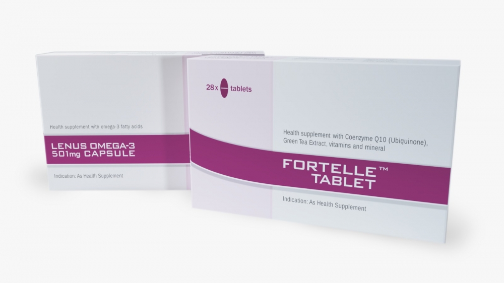 Fortelle Tablet 28s + Omega-3 Capsule 28s