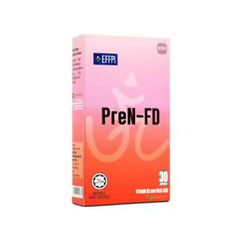 Pren-FD 280mg cap (Vit D3 + Quatrefolic) 30S